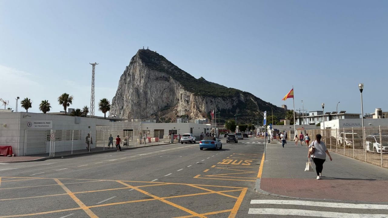 Gibraltar–Spain frontier crossing without barriers, July 2026 Gibraltar Spain frontier crossing without barriers following the 2026 UK-EU Treaty